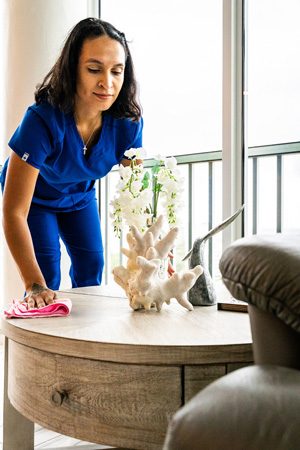 Decluttering and organizing